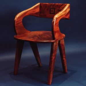Solid Wood Artistic Arm Chair
